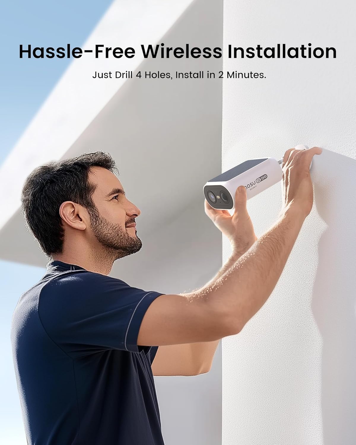 Lexovian Wireless Outdoor Security Camera - Easy Install - Image 2