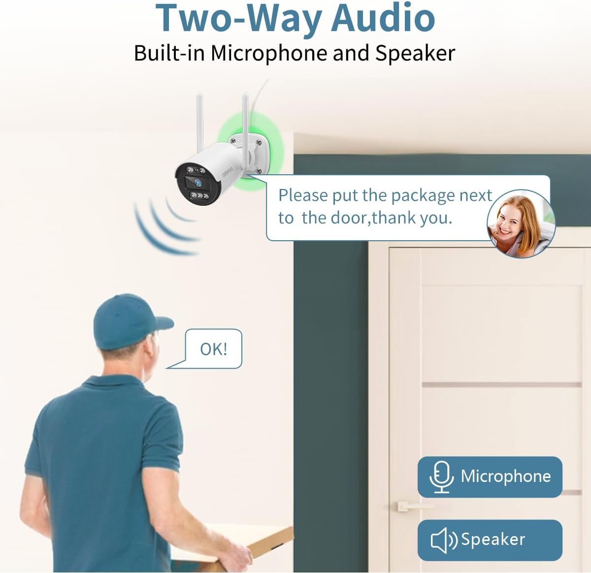 Lexovian Wireless Outdoor Security Camera System - Image 2