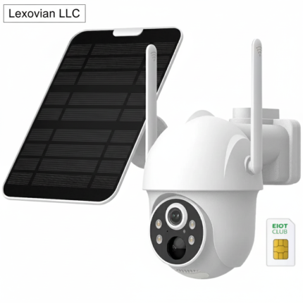 Lexovian Unlimited Data SIM with a Free 4G Solar Security Camera